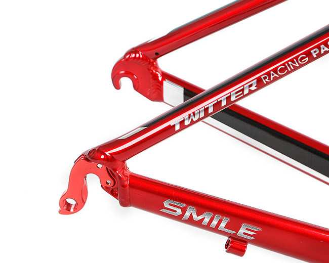 Lighter 700C Alloy Bicycle Frame , 7075 Aluminum Bike Frame With Rim Brake