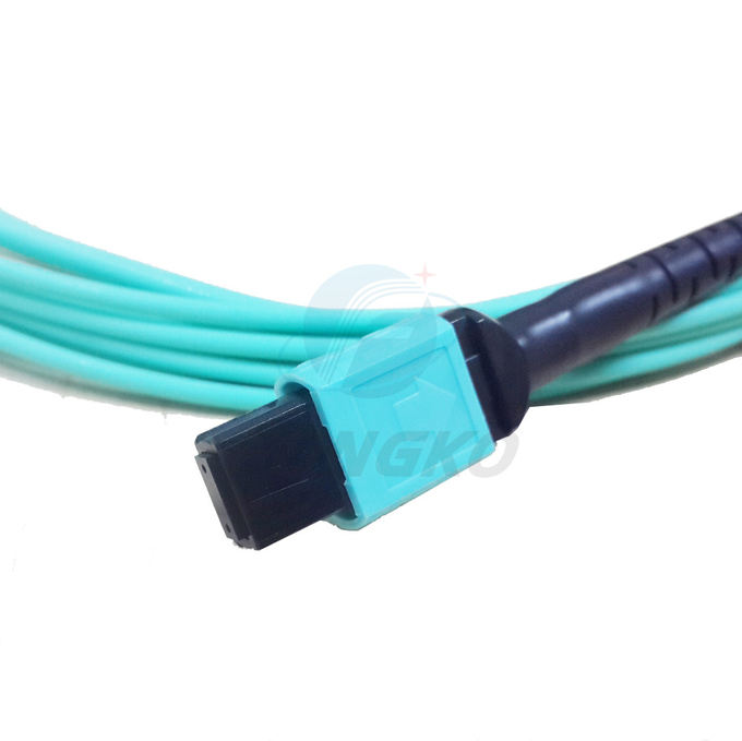 Female MPO MTP Fiber Patch Cable Cord OM3 4 8 12 16 Cores