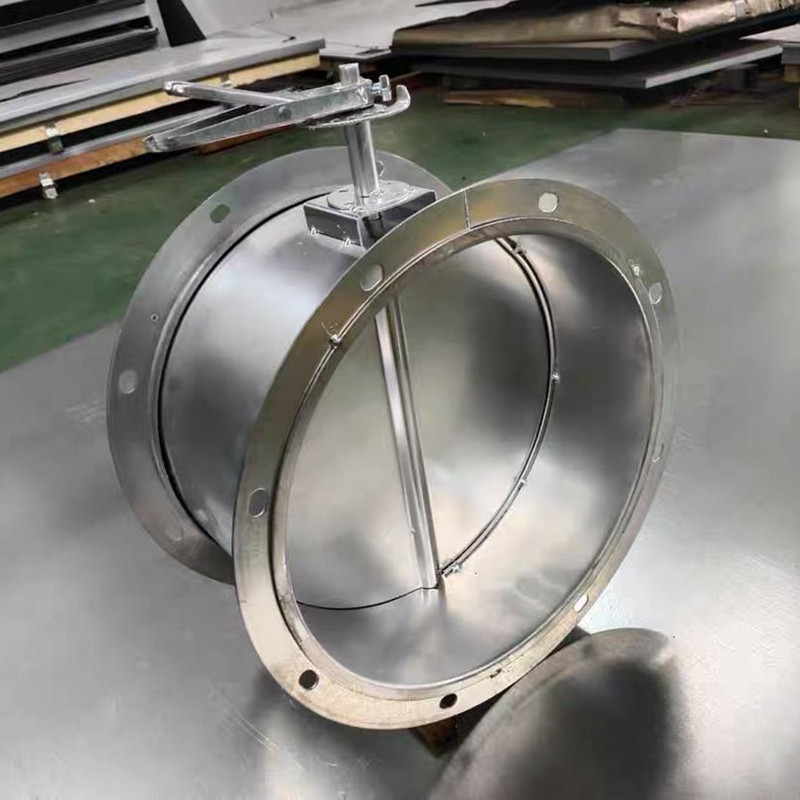 Flange Connection Stainless Steel Electric Actuator Ventilation Butterfly Valve Custom Flange