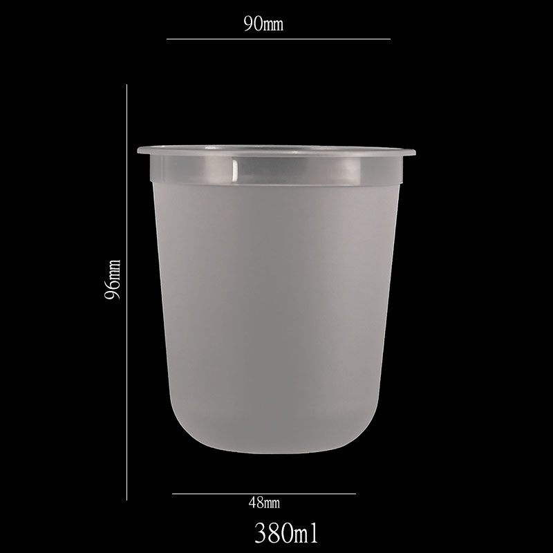 Clear Disposable Printed Plastic Cups Plastic Coffee Cups For Tea Juice
