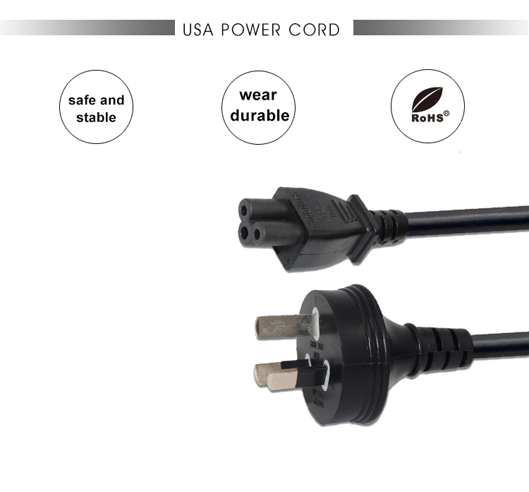 Home Appliance Pure Cooper 10A Extension Cable Saa Australia Zealand Male Plug To Iec C5