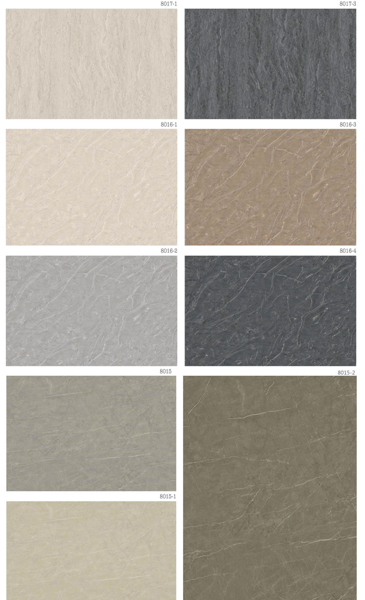 Waterproof Marble Bamboo Charcoal Fibre Board 1220*2600mm