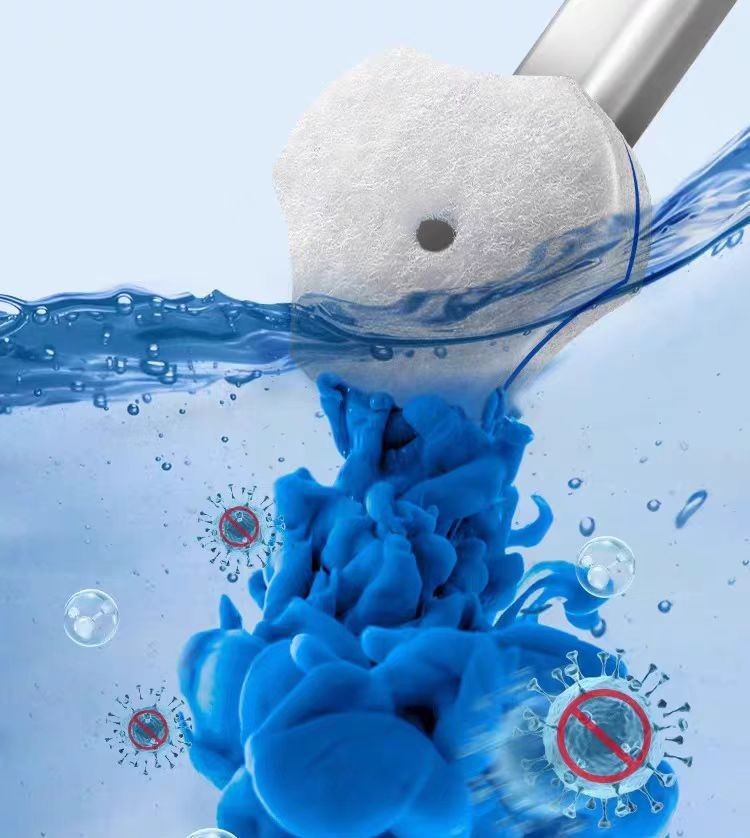 Customized Eco Friendly Multi-Purpose wall-mounted type Space-saving Resistant to stains in color disposable toilet brush head