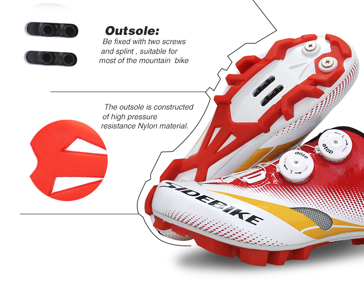 Custom Carbon Cycling Shoes Bright Color Printed Low Wind Resistance EVA Insole