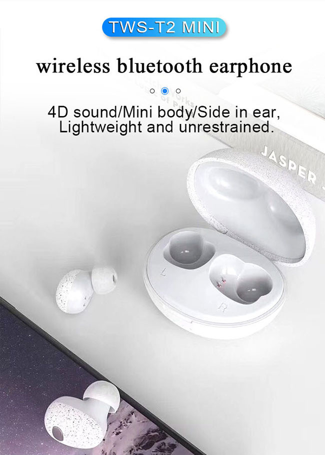 FCC Certificate Black Realtek Chipset Tws Bluetooth Earbuds