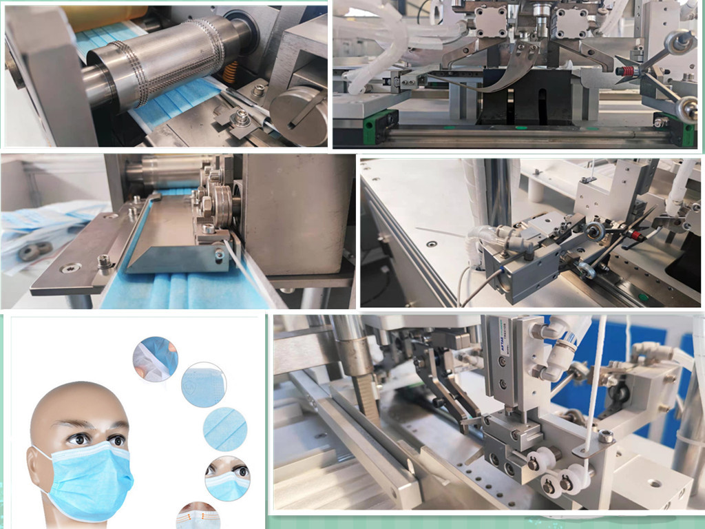 Anti Dust H1530mm Disposable Non Woven Face Mask Making Machine