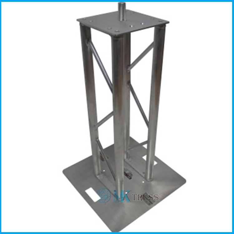 Aluminum Alloy Truss System Base Plate for Square Ground Support Structure Solution