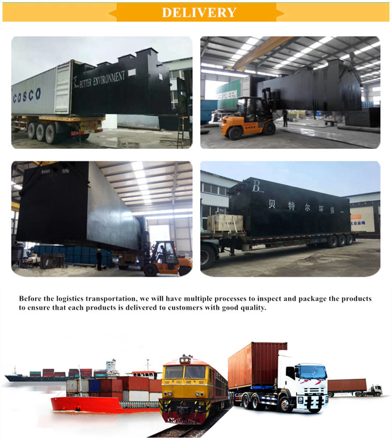 3000 kg Weight Package MBR Sewage Treatment Plant for Domestic Wastewater Treatment