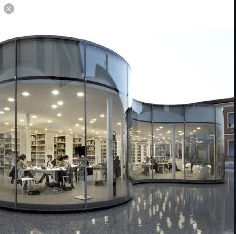 Customized Jumbo Size Tempered Safety Curved Glass For Buildings Window Wall