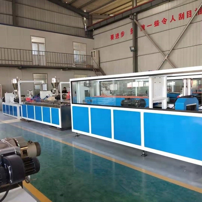 PVC Profile Extrusion Machine for PVC Door Frame with Automatic Temperature Controlling