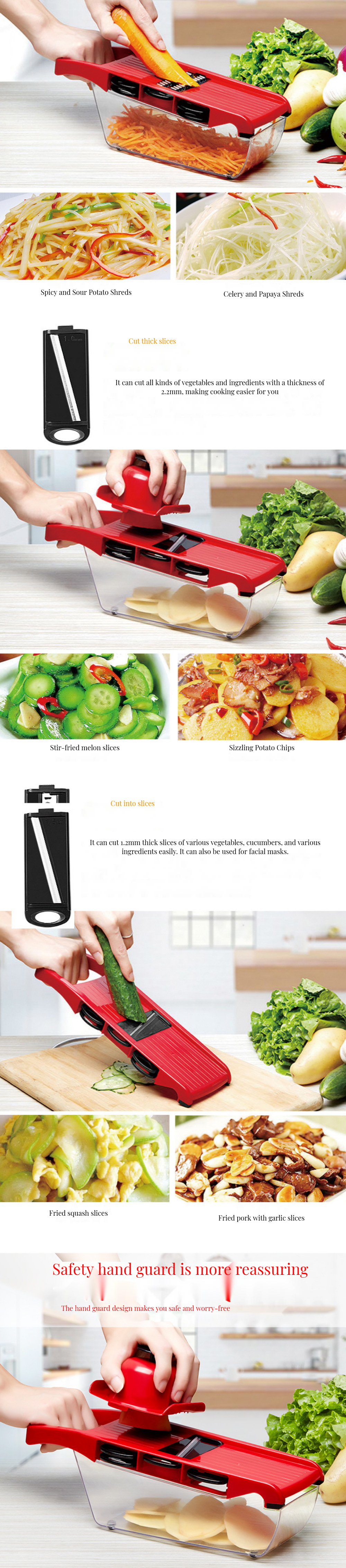 Food Grade Material Multi-functional 16 in 1 Manual Vegetable Cutter for Healthy Meals