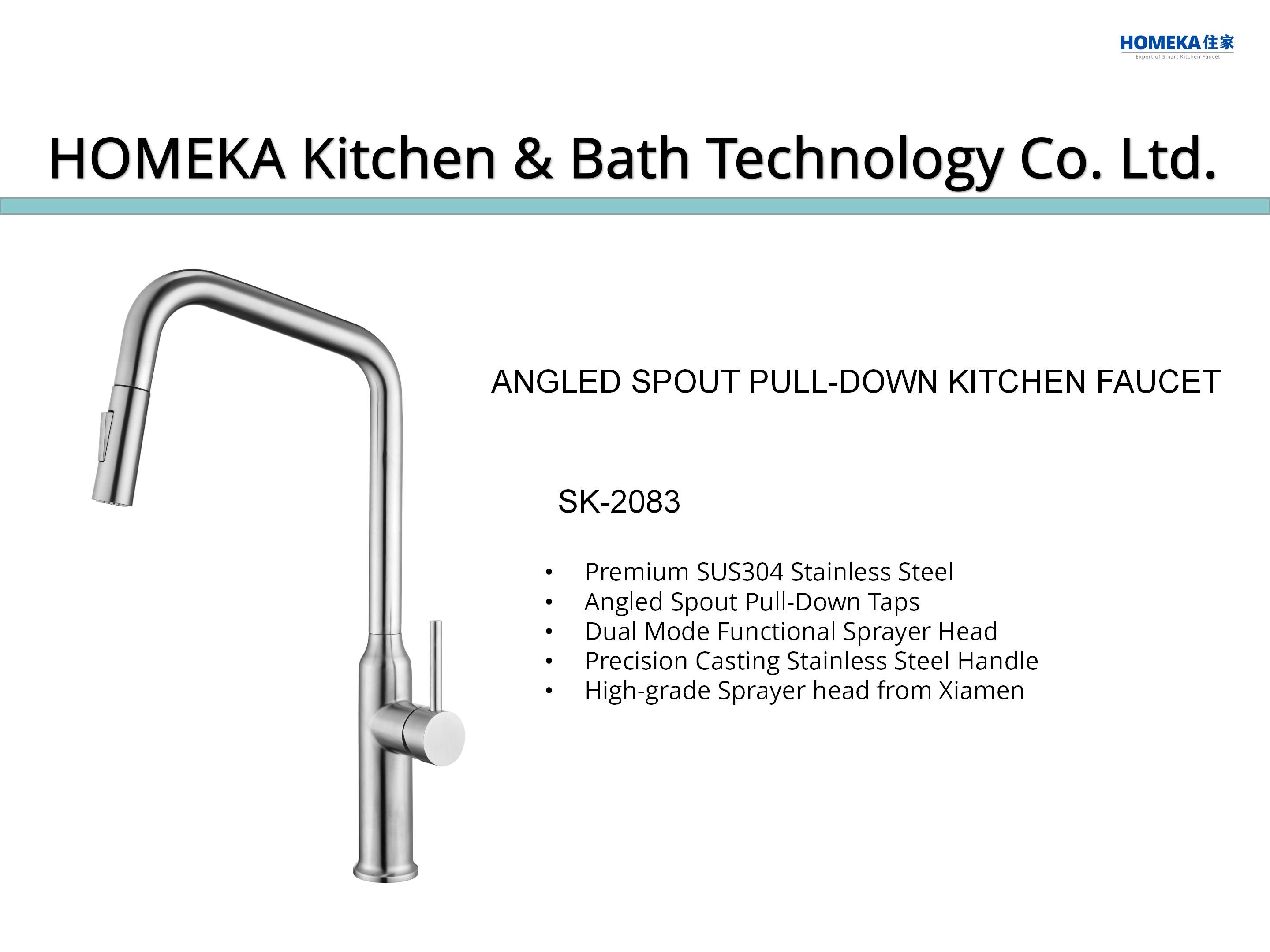 Sus304 Stainless Steel Kitchen Sink Faucets