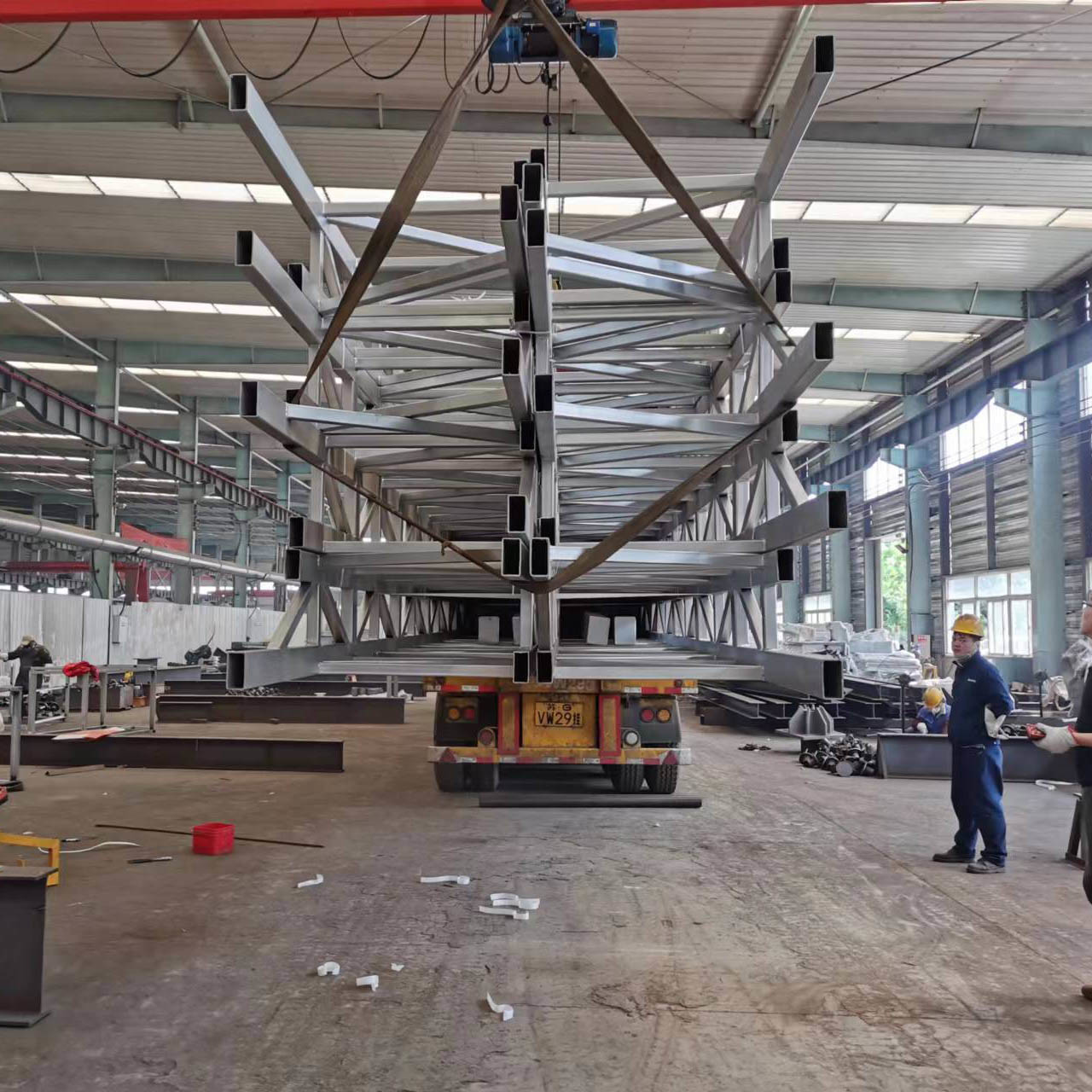 Energy Saving Space Frame Truss Structural Support Panels For Construction