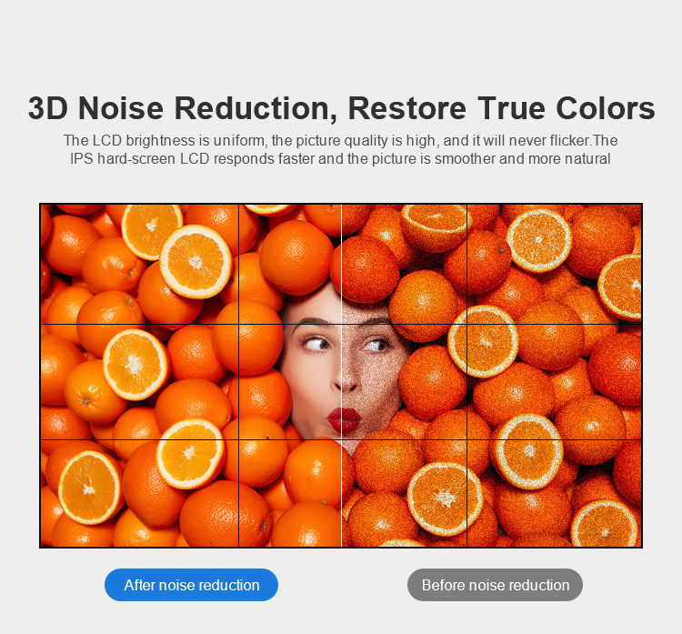 8ms 55 Inch LCD Advertising Full Hd Video Wall Floor Standing TFT Type 4000:1 Contrast Ratio