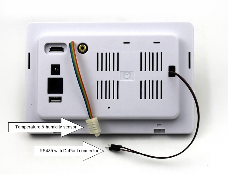 7 Inch In Wall Android Tablet PC With POE, Temperature Sensor For Smart Home