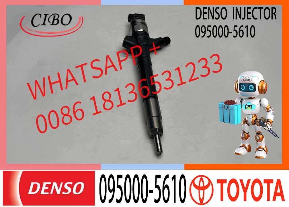 Denso Common Rail 095000-5610 Diesel Injector For Denso 23670-0R160 23670-0R010 Toyota Avensis Corolla 2.2 D 2AD-FTV