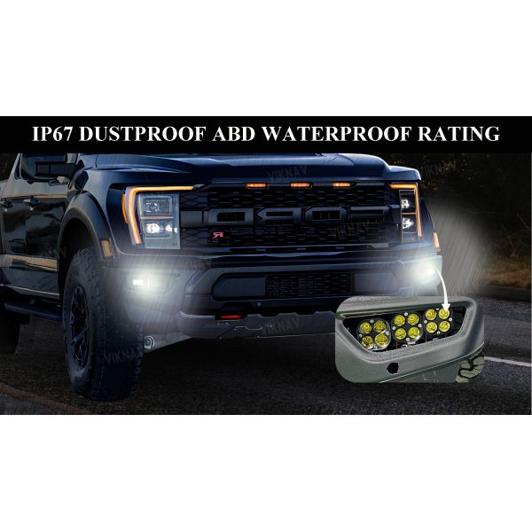Viknav Front Bumper Fog Lamp Mount Bracket Replacement Cube For Car Ford F150