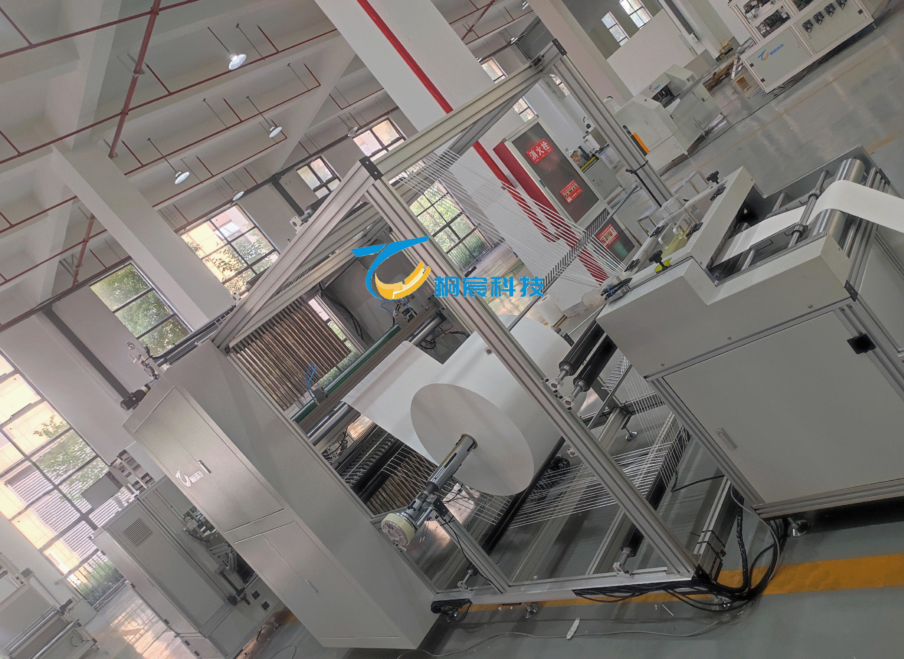 Servo Driven Glass Fiber Pleating Machine Intelligent Air Filter Production Line 223V