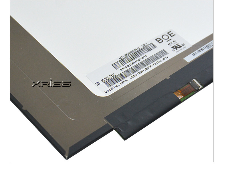 13.3'' HD Slim EDP 30pin LCD Display Screen NT133WHM-N47 1366*768 45% NTSC