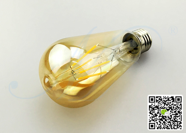 CE RoHS FCC SAA Approved High Quality ST64 Edison LED Bulb E26 E27 B22 4W AC220-240V Shop Light Warm White Cold White
