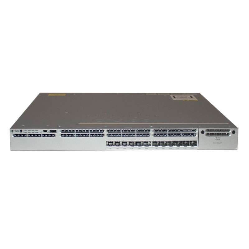 Cisco Switch WS-C3850-12S-SCatalyst 3850 series 12 SFP Port Switch IP Base is the next generation enterprise-level stackable switch that is integrated