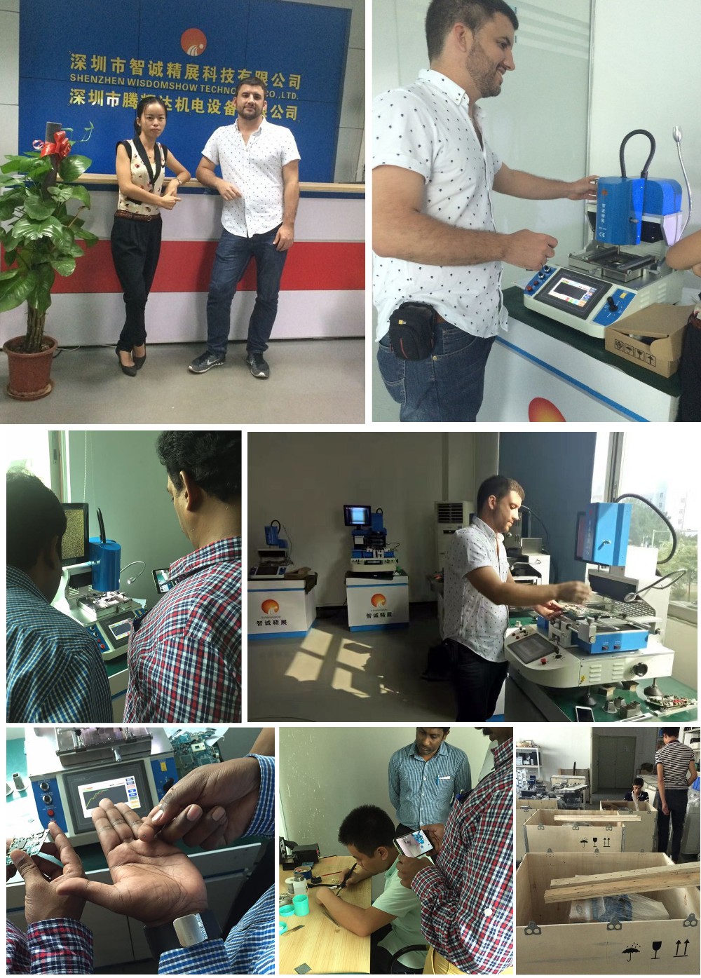 Infrared BGA Automatic Motherboard Repairing Machine PLC Control
