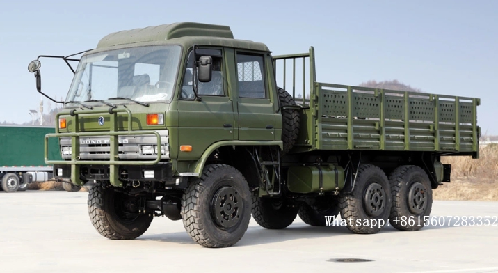 Off-Road Ready 2022 Dongfeng 4x4 6x6 Diesel Tarpaulin Truck with Single and Double Row