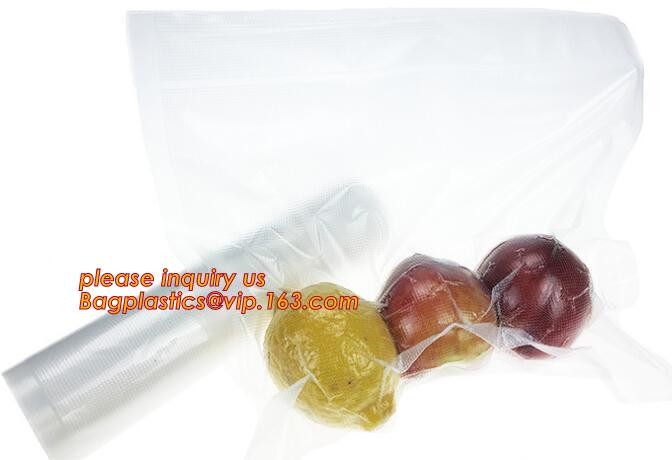 nylon pe vacuum pouch sealed vacuum bag 3 side sealed vacuum bag vacuum pouch Zipper with valve vacuum bags Three side s