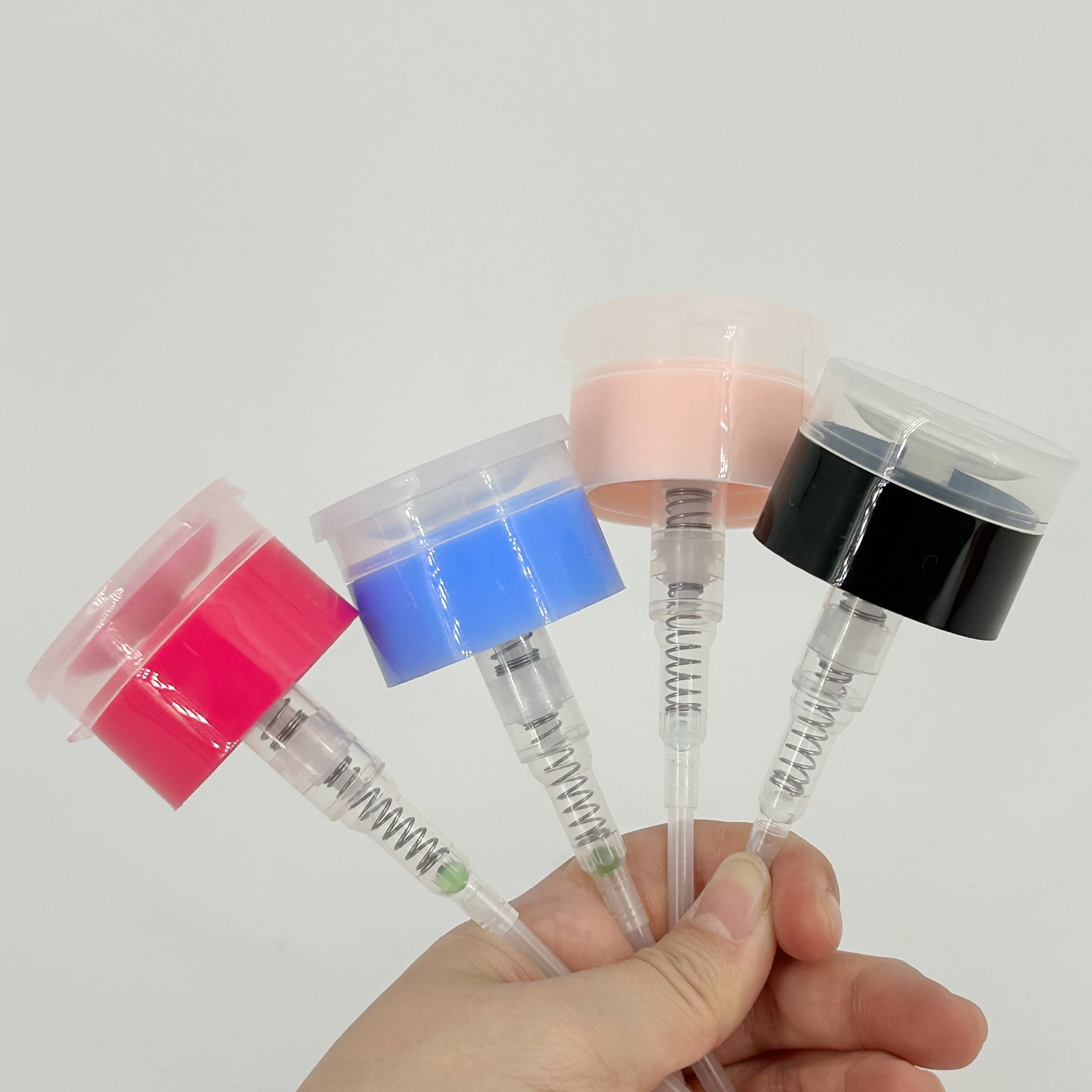 32mm Plastic Double Layer Press Toner Makeup Remover Nail Polish Remover Pump