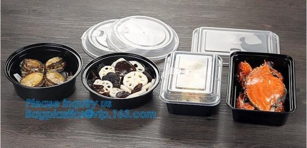 Glass Fresh Keeping Box Round Vacuum Food Container with Press & Push Lid,Fresh Preservation Vacuum Glass Container Food