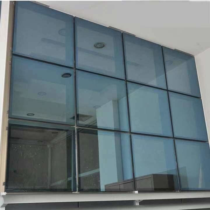 Fashion Double Glazed Aluminium Curtain Wall Low E Glass Curtain Wall Facade