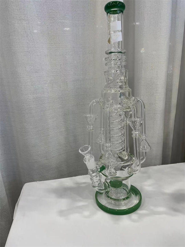16′′ Glass Smoking Water Pipe Bubbler Oil Rig Dab Tool