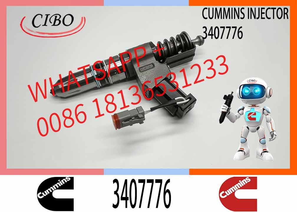NINE Brand Good Performance Fuel Injector 3407776 Common Rail Injector 3407776