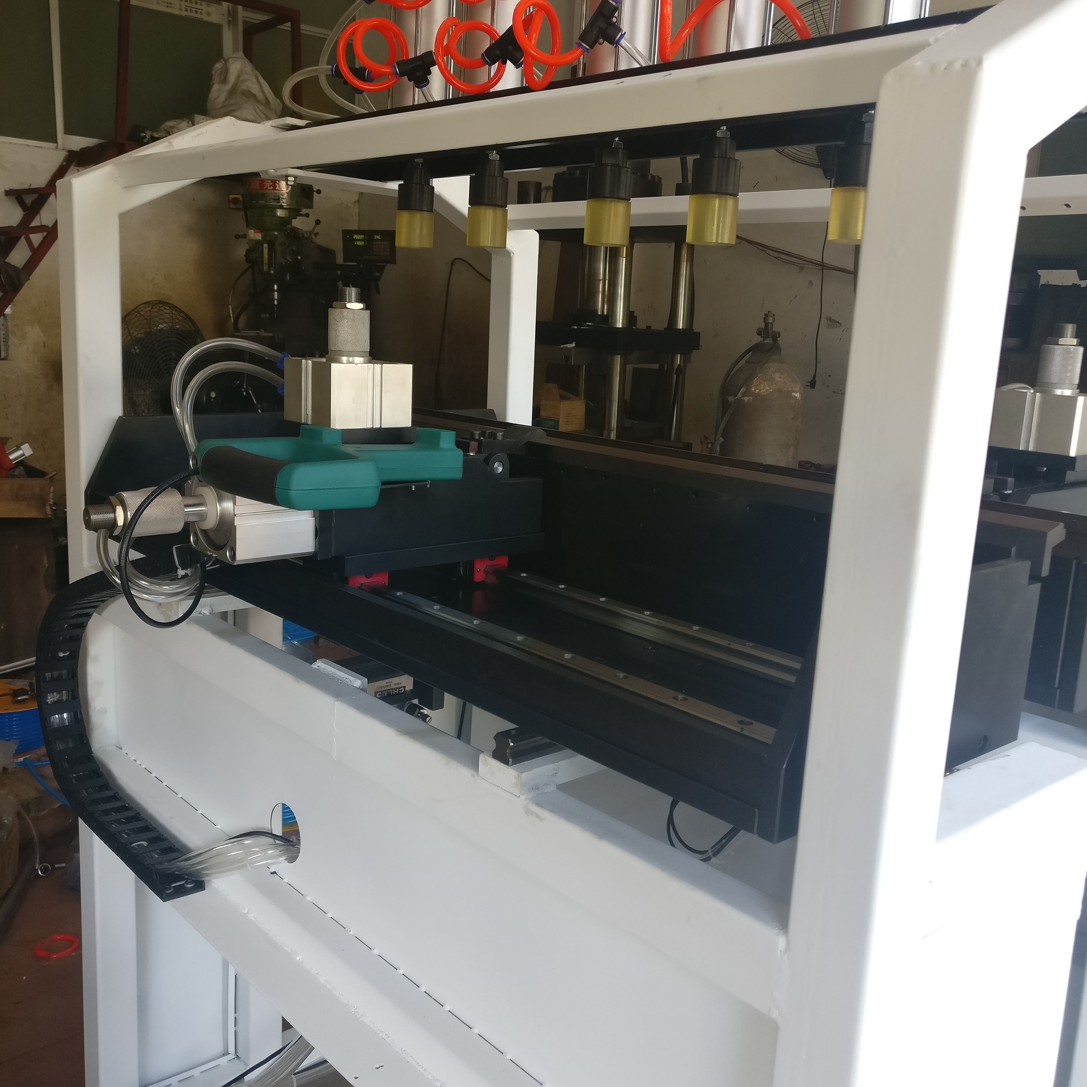 OEM Radiator Production Line Plastic Tank Crimping Machine 1000mm Height