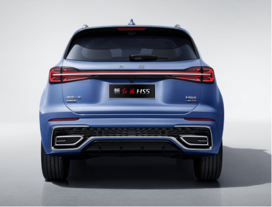 Blue Hongqi Sports Utility Vehicle 185kw 5 Seater Gasoline Hongqi Suv