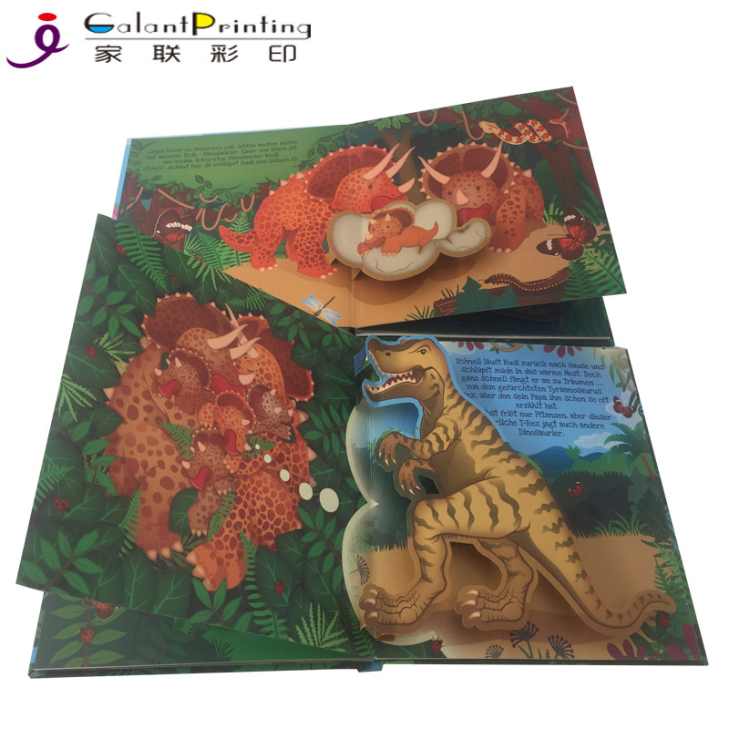 Dinosaurs Children'S Pop Up Story Books Educational Lift The Flap Books For Toddlers