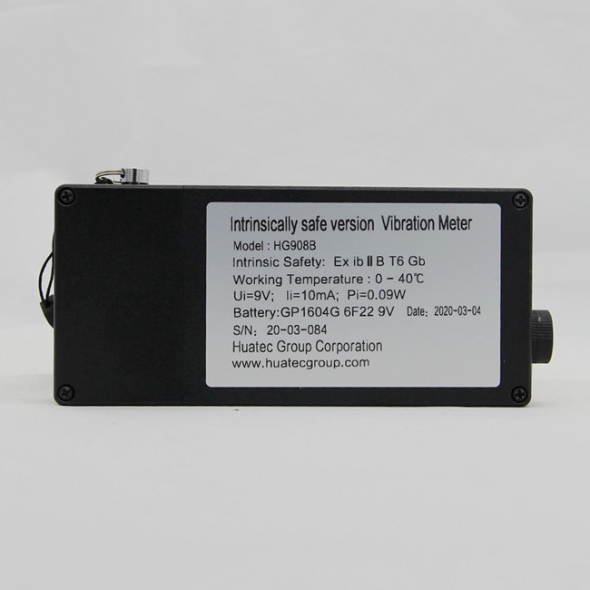 HG908B Explosion proof Hand-Held High-frequency Acceleration Vibration Velocity Displacement Vibrometer