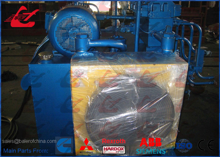 Heavy Duty Scrap Aluminum Can Compactor Machine , 125 Ton Beverage Can Baler Machine