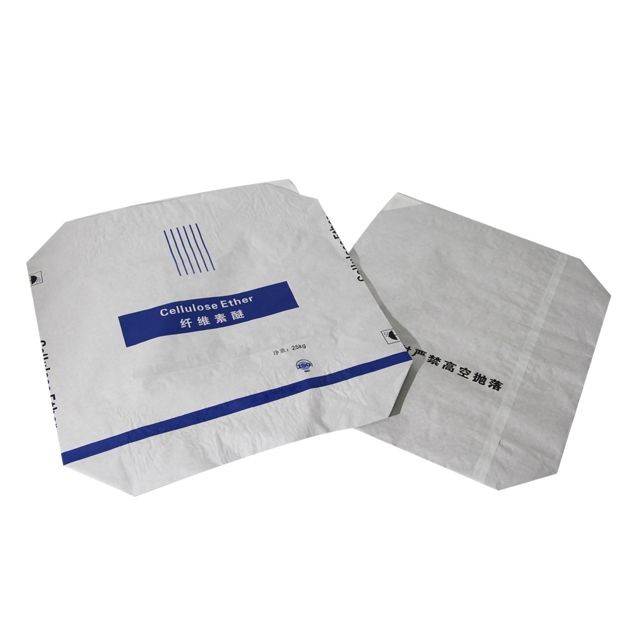 Multilayer Kraft Chemical Paper Bag Square Bottom Paper Valve Sacks 60g-120g/M2