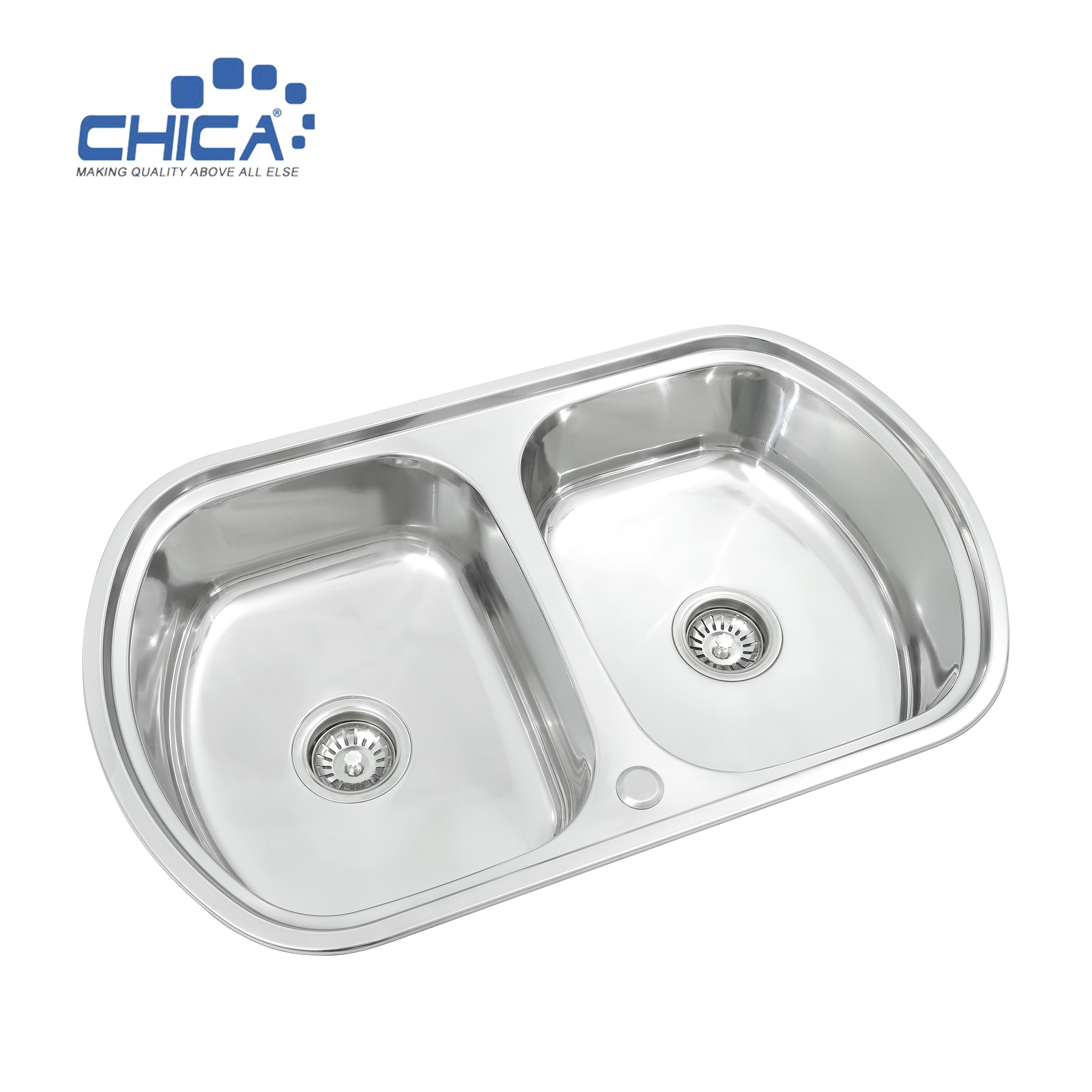 Stainless Steel Kitchen Sink For Hotel Quality Control Procedure Double Bowl Kitchen Sink For House