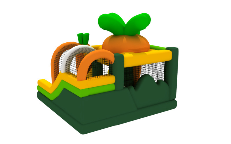 Rabbit Themed PVC 4.2x4x3.6m Inflatable Combos Indoor Bounce House
