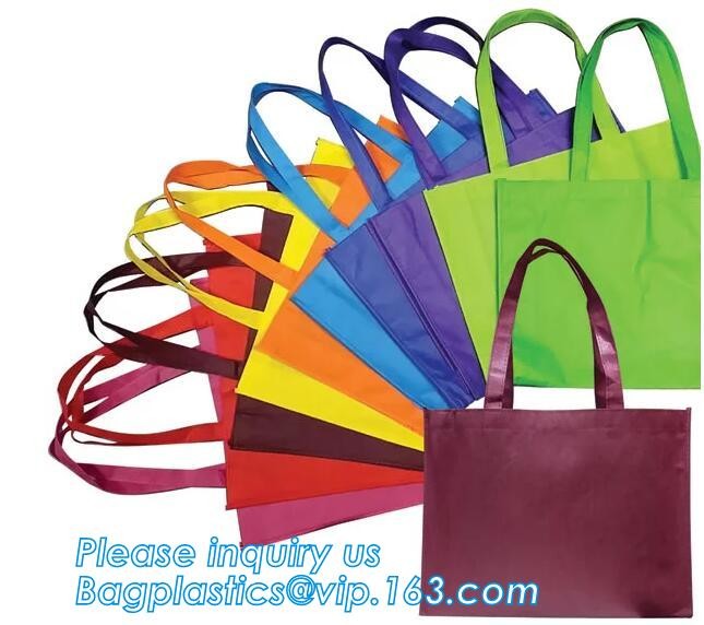 non-woven promotional shopping bag ultrasonic non woven bag, Custom printed tote non woven bag shopping shoulder bag pri