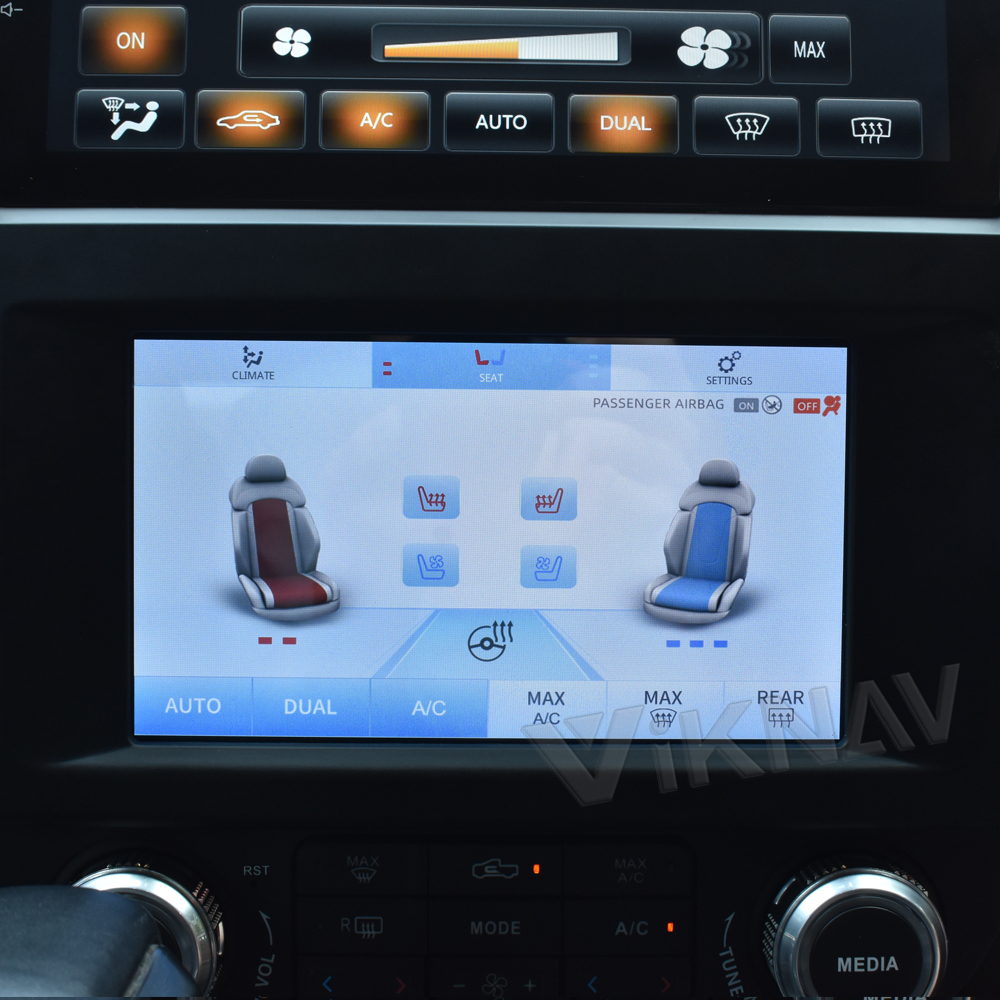 8 Core Ford F150 Android Car Radio With AC Screen Car Climate Control