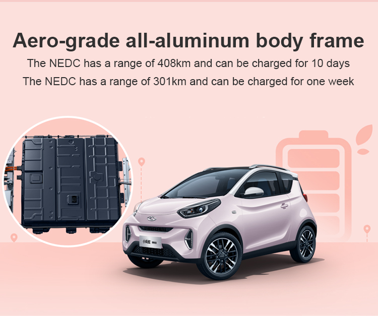 0km Used Mini Chery Little Ant 0km Second Hand Ev Car Competitive Convenient Shifting Mode Electronic Rotary Gear Shifting