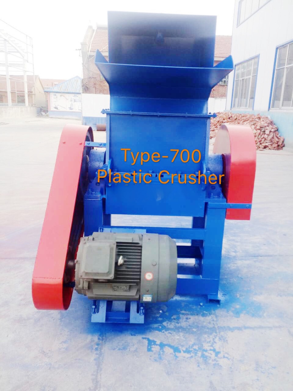 15kw Waste Plastic Crusher Machine For Energy Mining Plastic Bottles Crusher Drawing