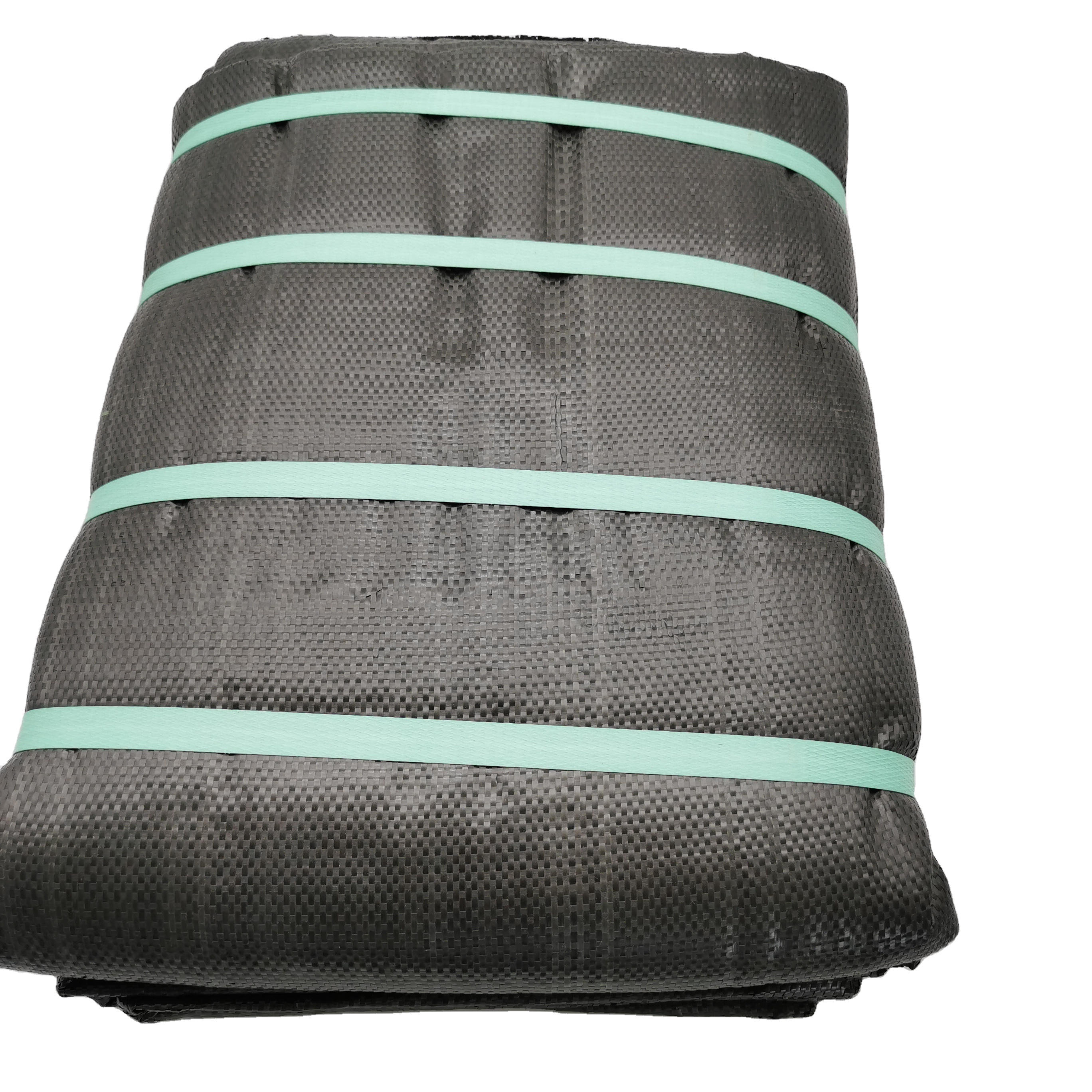 High Tensile Strength 5oz Black PP Woven Fabric Geotextile for Road Construction