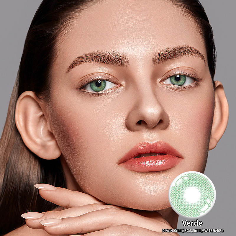 KSSEYE Lightly Tinted Daily Colored Contacts For Cosplay Costume Wedding
