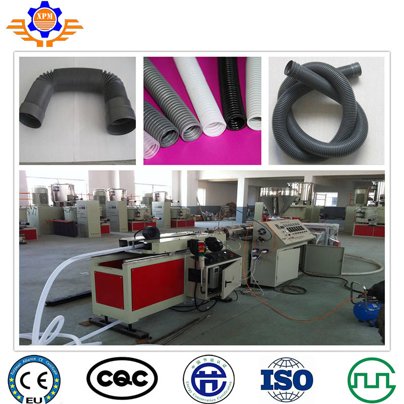 Single Wall PE Corrugated Pipe Machine Tube Extrusion Line 440Kw