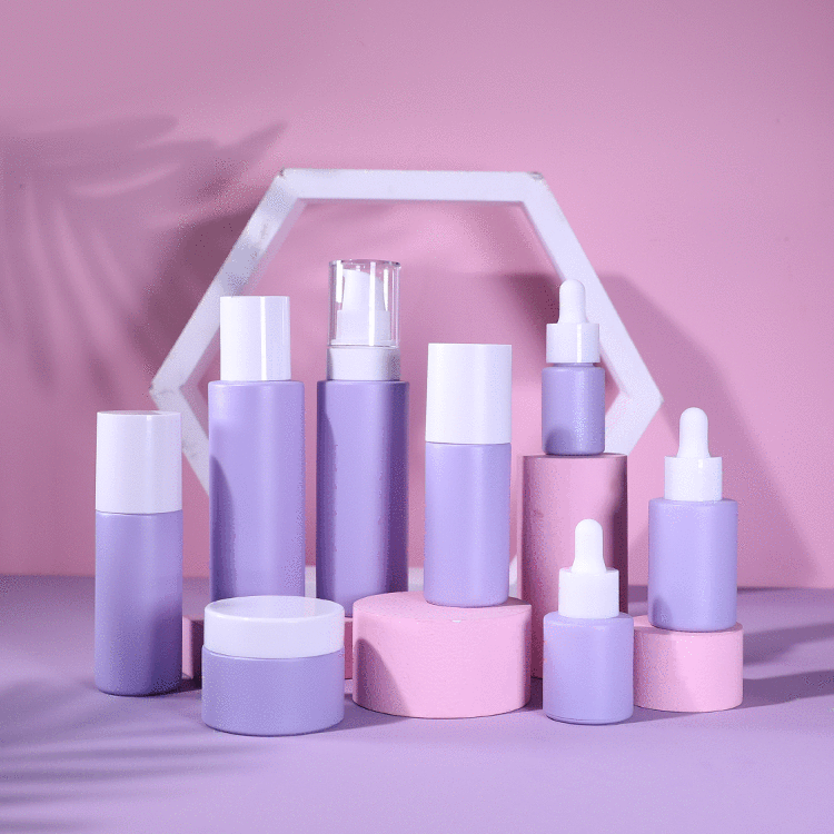 Cosmetics Packaging Round 15/20/30/40/50/100ml Dropper Bottle Skin Care Bottle Set PC150