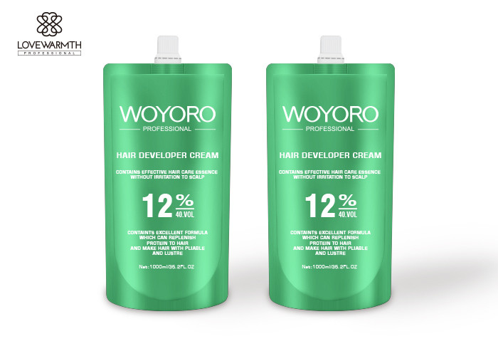No Irritation Oxidant Cream Hair Developer , Hair Dye Cream Formula For Salon